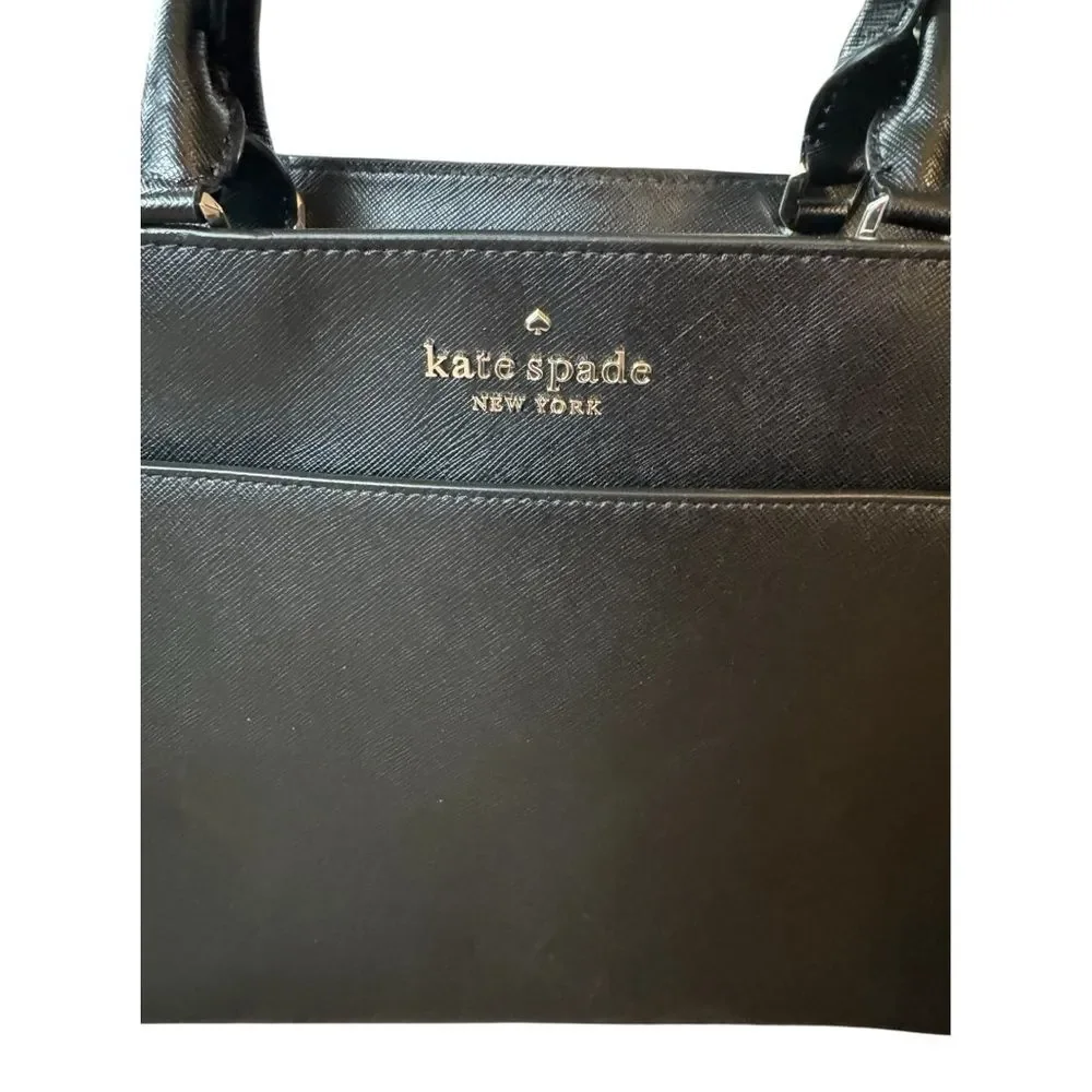 Kate Spade Staci Black Leather Large Satchel NWT